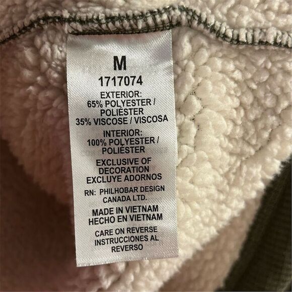 BC Clothing Men's M Green 1/4 Zip Fleece Pullover Sweater Casual - Picture 8 of 11